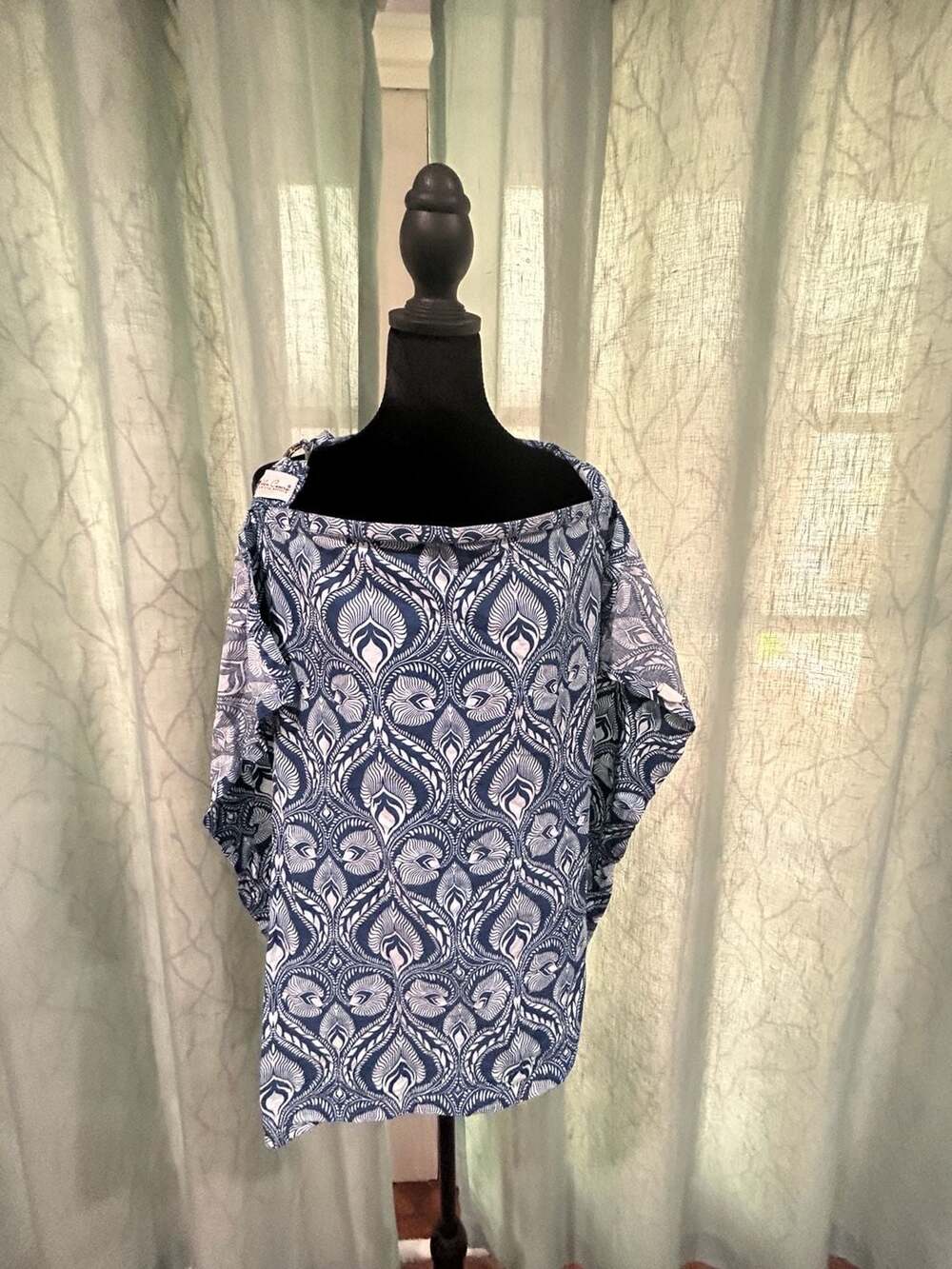 Udder Covers "James" Breathable Cotton Nursing Cover